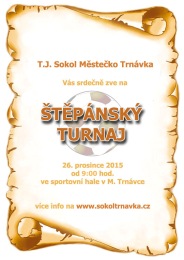 Štěpánský turnaj 2015 - pozvánka